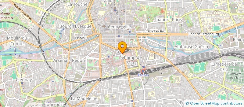 localisation de l'entreprise MONSIEUR EMMANUEL LE MERRER  RENNES