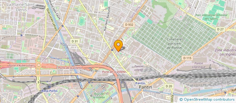 localisation de l'entreprise MONSIEUR EMMANUEL LE RIDER  PANTIN