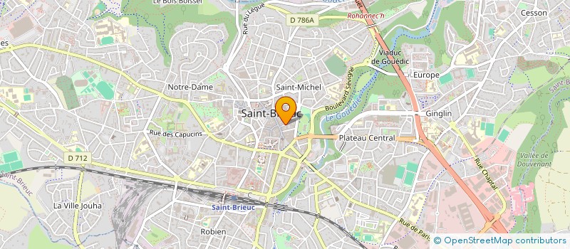 localisation de l'entreprise MONSIEUR EMMANUEL LE VACON à SAINT-BRIEUC