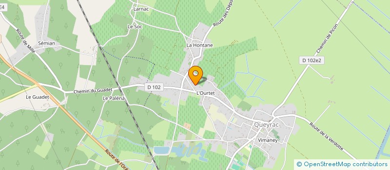 localisation de l'entreprise MONSIEUR EMMANUEL LEBEGUE  QUEYRAC