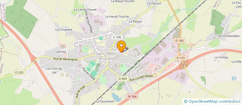 localisation de l'entreprise MONSIEUR EMMANUEL LEBRETON  SAINT-MEEN-LE-GRAND