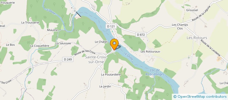 localisation de l'entreprise MONSIEUR EMMANUEL LECAMUS à PUTANGES-LE-LAC