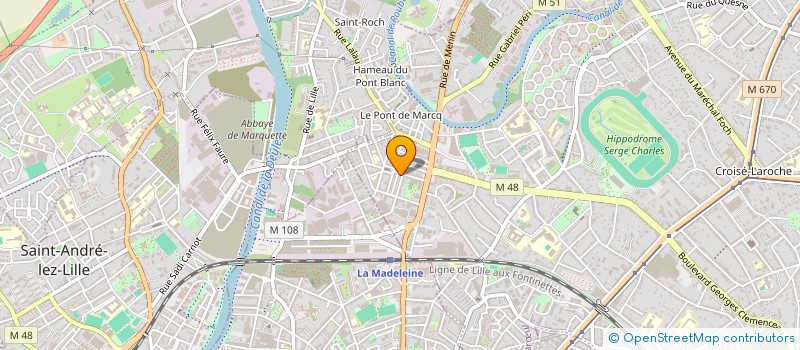 localisation de l'entreprise MONSIEUR EMMANUEL LECOESTER à MARCQ-EN-BARŒUL