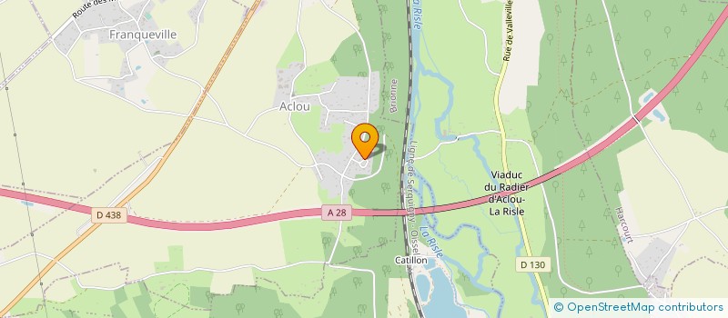 localisation de l'entreprise MONSIEUR EMMANUEL LECOEUR  ACLOU