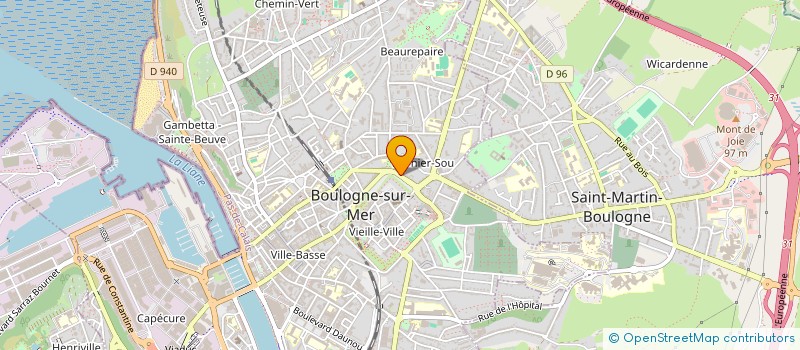 localisation de l'entreprise MONSIEUR EMMANUEL LEFEVRE à BOULOGNE-SUR-MER