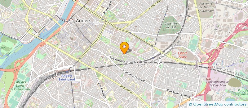 localisation de l'entreprise MONSIEUR EMMANUEL LEGEAY à ANGERS