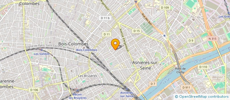 localisation de l'entreprise MONSIEUR EMMANUEL LEGENDRE  ASNIERES-SUR-SEINE