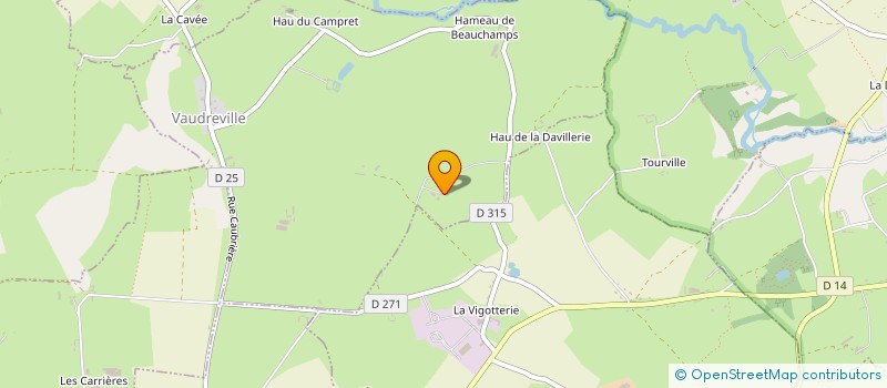 localisation de l'entreprise MONSIEUR EMMANUEL LEGRAND  ECAUSSEVILLE