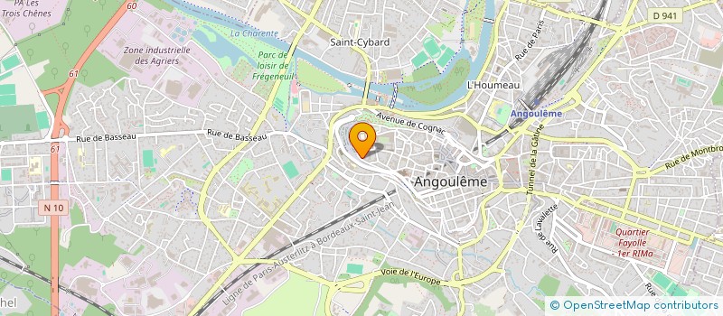 localisation de l'entreprise MONSIEUR EMMANUEL LEGRAND à ANGOULEME