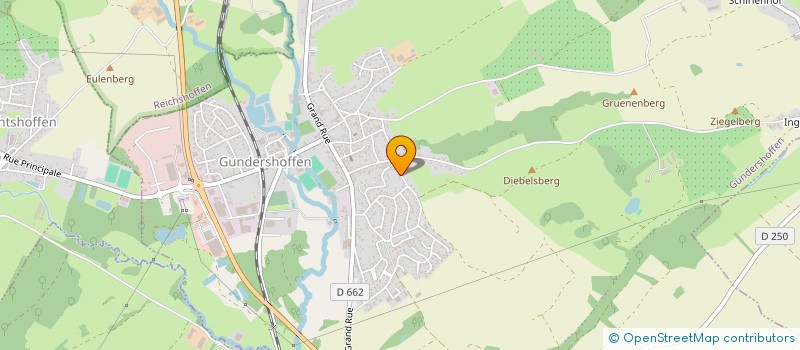 localisation de l'entreprise MONSIEUR EMMANUEL LEININGER  GUNDERSHOFFEN