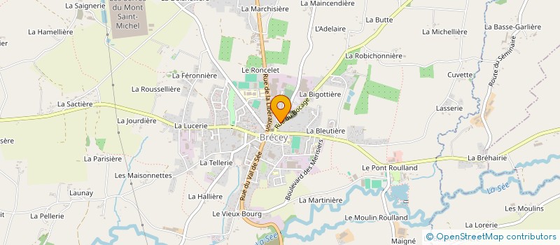 localisation de l'entreprise MONSIEUR EMMANUEL LELE  BRECEY