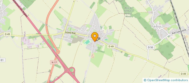 localisation de l'entreprise MONSIEUR EMMANUEL LELEUX  THELUS