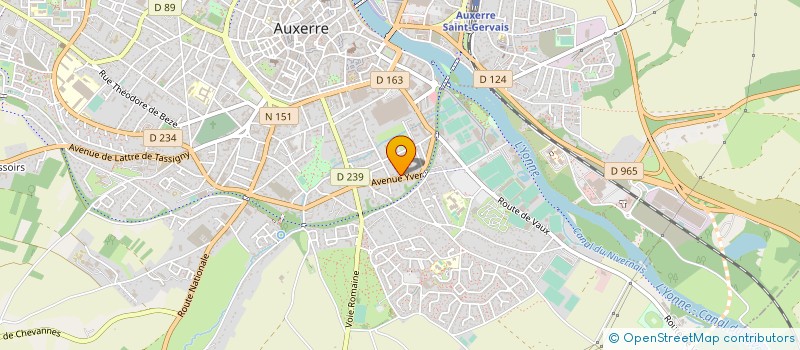 localisation de l'entreprise MONSIEUR EMMANUEL LEMOINE à AUXERRE