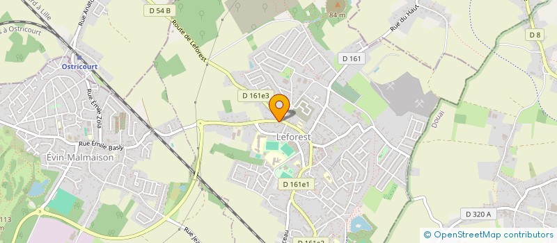 localisation de l'entreprise MONSIEUR EMMANUEL LEMOINE  LEFOREST