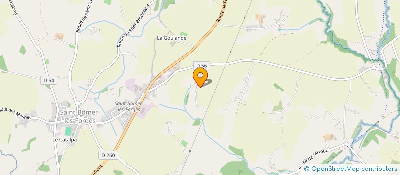 localisation de l'entreprise MONSIEUR EMMANUEL LEMONNIER à DOMFRONT-EN-POIRAIE