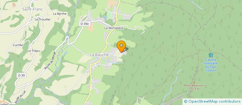 localisation de l'entreprise MONSIEUR EMMANUEL LERAY  LA BAUCHE