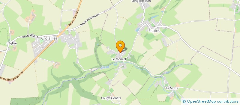 localisation de l'entreprise MONSIEUR EMMANUEL LERICHE  ESPINS