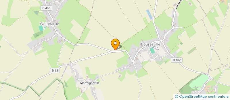 localisation de l'entreprise MONSIEUR EMMANUEL LEROY  BOURSEVILLE