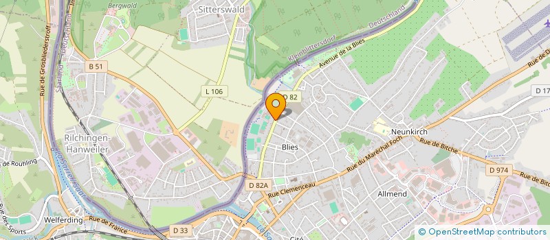 localisation de l'entreprise MONSIEUR EMMANUEL LEROY  SARREGUEMINES