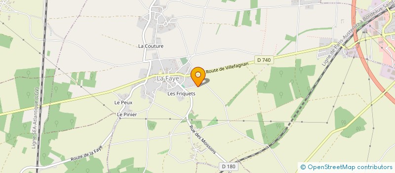 localisation de l'entreprise MONSIEUR EMMANUEL LERUSTE à LA FAYE