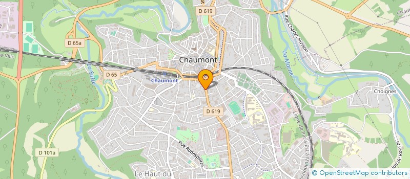 localisation de l'entreprise MONSIEUR EMMANUEL LESEUR à CHAUMONT