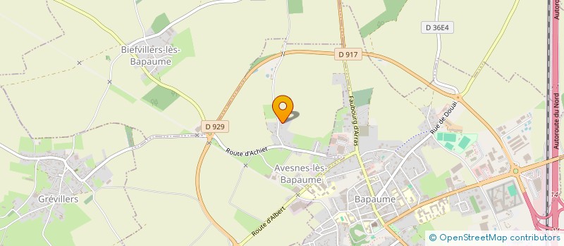 localisation de l'entreprise MONSIEUR EMMANUEL LETERME  AVESNES-LES-BAPAUME