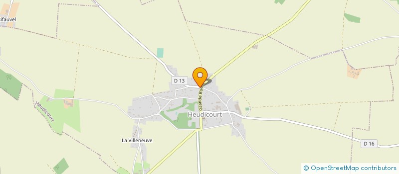 localisation de l'entreprise MONSIEUR EMMANUEL LEVACHER  HEUDICOURT