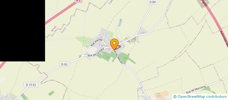 localisation de l'entreprise MONSIEUR EMMANUEL LEVEUGLE  FLESQUIERES