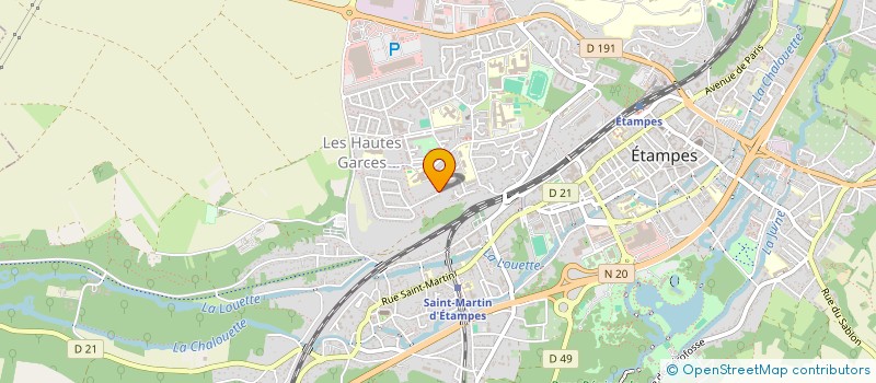 localisation de l'entreprise MONSIEUR EMMANUEL LEZIO LOKALO à ETAMPES