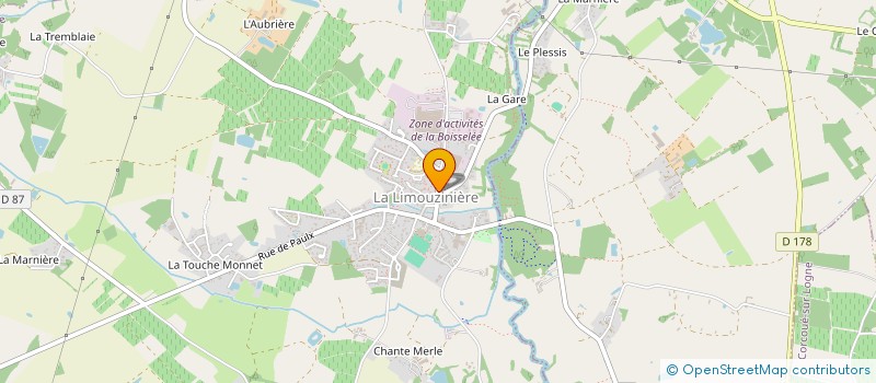 localisation de l'entreprise MONSIEUR EMMANUEL LIGNER à LA LIMOUZINIERE