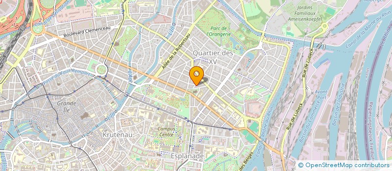 localisation de l'entreprise MONSIEUR EMMANUEL LINDERER à STRASBOURG