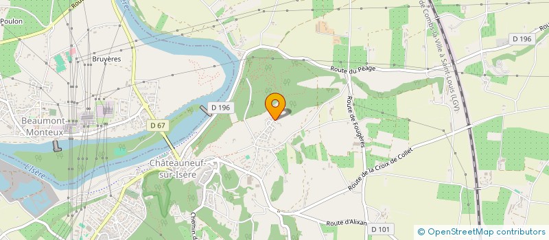 localisation de l'entreprise MONSIEUR EMMANUEL LIOTIER  CHATEAUNEUF-SUR-ISERE