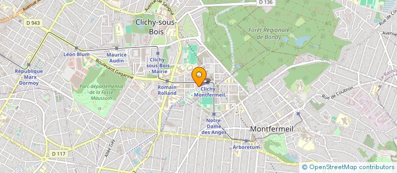 localisation de l'entreprise MONSIEUR EMMANUEL LISE à CLICHY-SOUS-BOIS