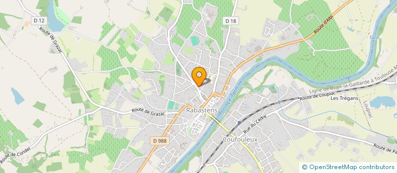 localisation de l'entreprise MONSIEUR EMMANUEL LIVRUD  RABASTENS