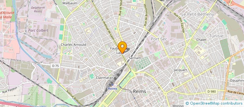 localisation de l'entreprise MONSIEUR EMMANUEL LOBET  REIMS