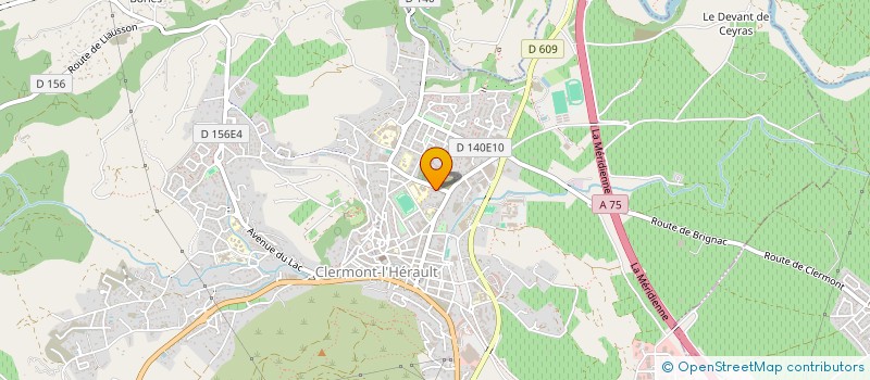 localisation de l'entreprise MONSIEUR EMMANUEL LONJON  CLERMONT-L'HERAULT