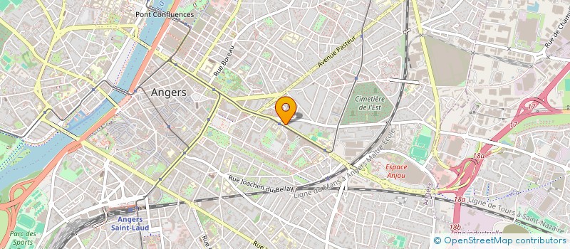 localisation de l'entreprise MONSIEUR EMMANUEL LOPEZ à ANGERS