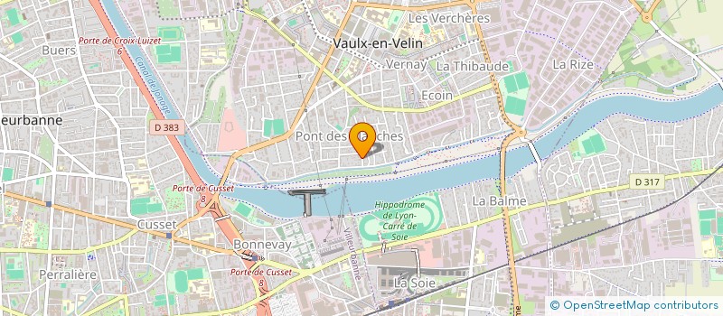 localisation de l'entreprise MONSIEUR EMMANUEL LOPEZ  VAULX-EN-VELIN