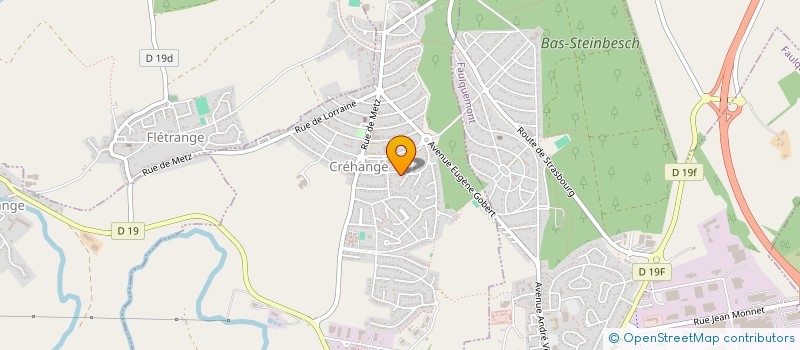 localisation de l'entreprise MONSIEUR EMMANUEL LORENTZ  CREHANGE