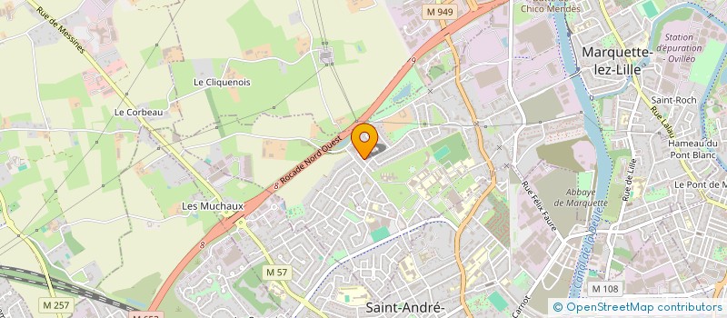 localisation de l'entreprise MONSIEUR EMMANUEL LORIDAN  MARQUETTE-LEZ-LILLE