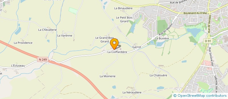 localisation de l'entreprise MONSIEUR EMMANUEL LORRY à SEVREMOINE