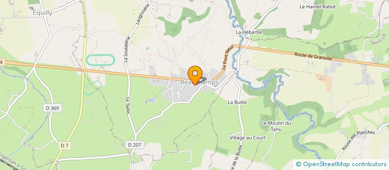 localisation de l'entreprise MONSIEUR EMMANUEL LOSLIER  BEAUCHAMPS