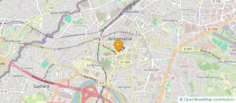 localisation de l'entreprise MONSIEUR EMMANUEL LOTTA  ANNEMASSE