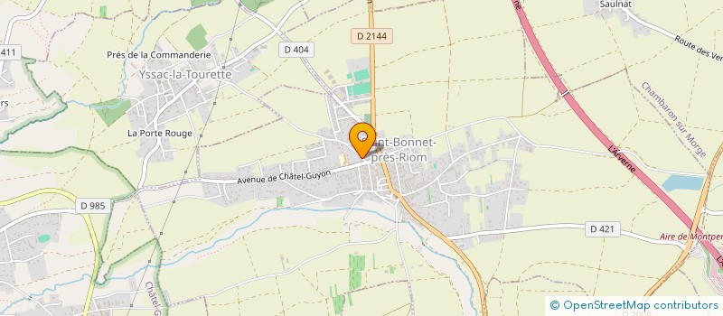 localisation de l'entreprise MONSIEUR EMMANUEL LOUIS  SAINT-BONNET-PRES-RIOM