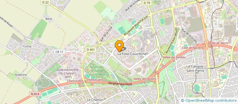 localisation de l'entreprise MONSIEUR EMMANUEL LOUVEL  CAEN