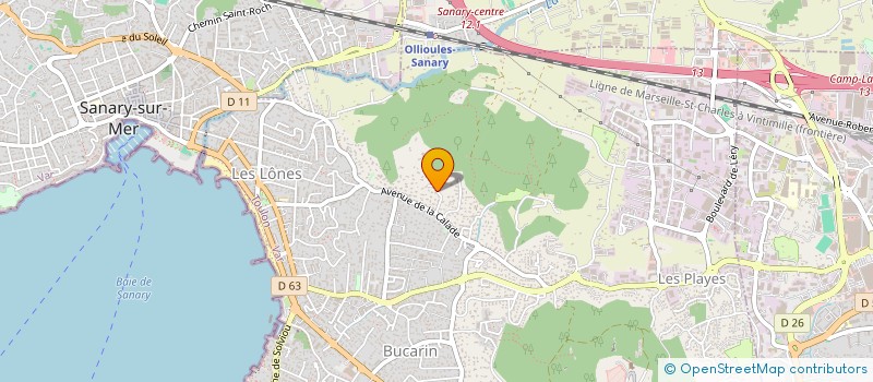 localisation de l'entreprise MONSIEUR EMMANUEL LUCAS à SIX-FOURS-LES-PLAGES