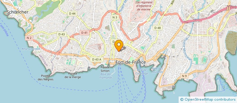 localisation de l'entreprise MONSIEUR EMMANUEL LUCIEN  FORT-DE-FRANCE