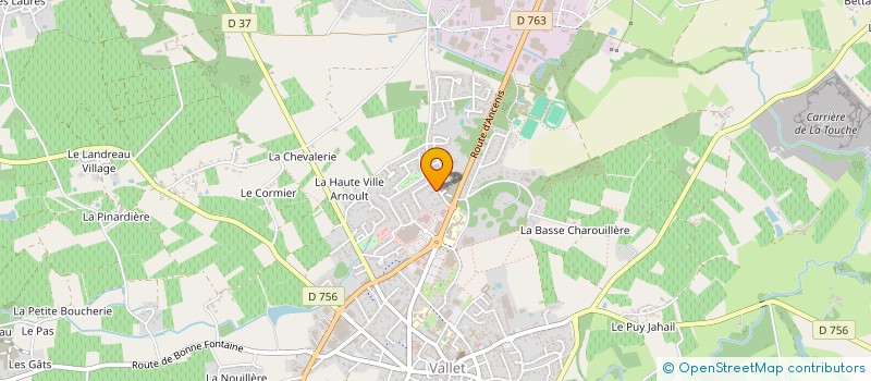 localisation de l'entreprise MONSIEUR EMMANUEL LUNEAU à VALLET