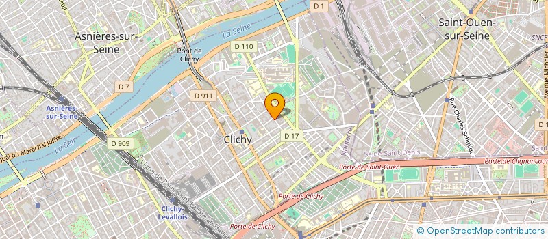 localisation de l'entreprise MONSIEUR EMMANUEL LUPO à CLICHY