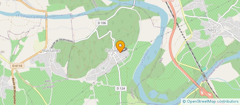 localisation de l'entreprise MONSIEUR EMMANUEL MACQUERON  CASSAGNOLES